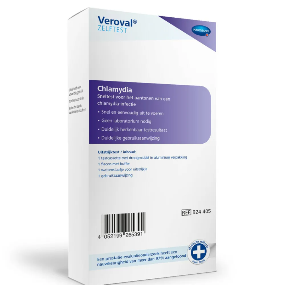 Zelftesten<Veroval Zelftest Chlamydia bij vrouwen