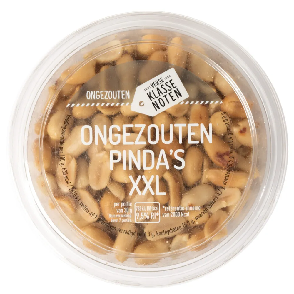 Outlet Pinda's XXL Ongezouten 210 gr Noten