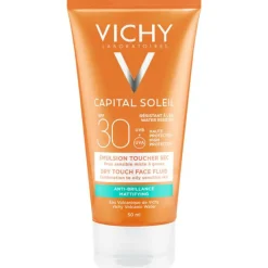 Zon<Vichy Capital Soleil Dry Touch Zonnecrème SPF 30 Gezicht 50 ml