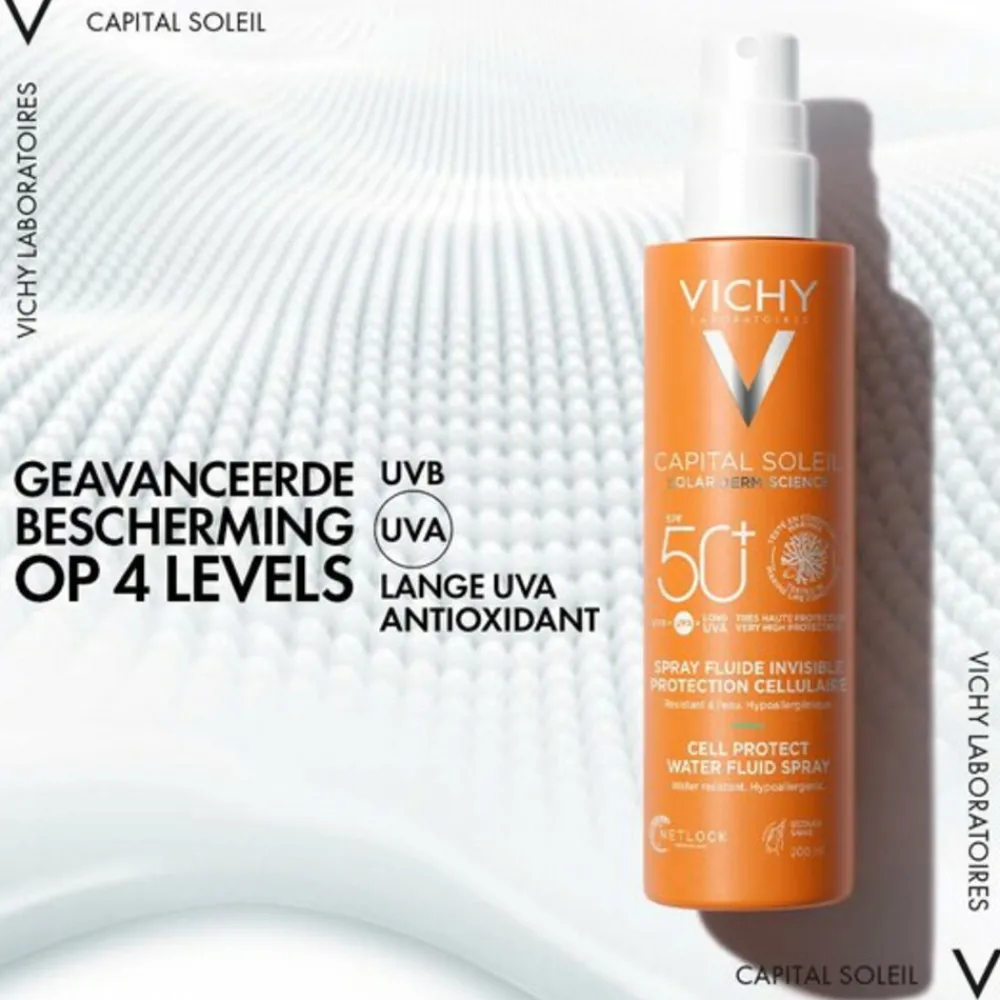Zon<Vichy Capital Soleil UV Cell Protect Fluide Spray SPF 50+ 200 ml