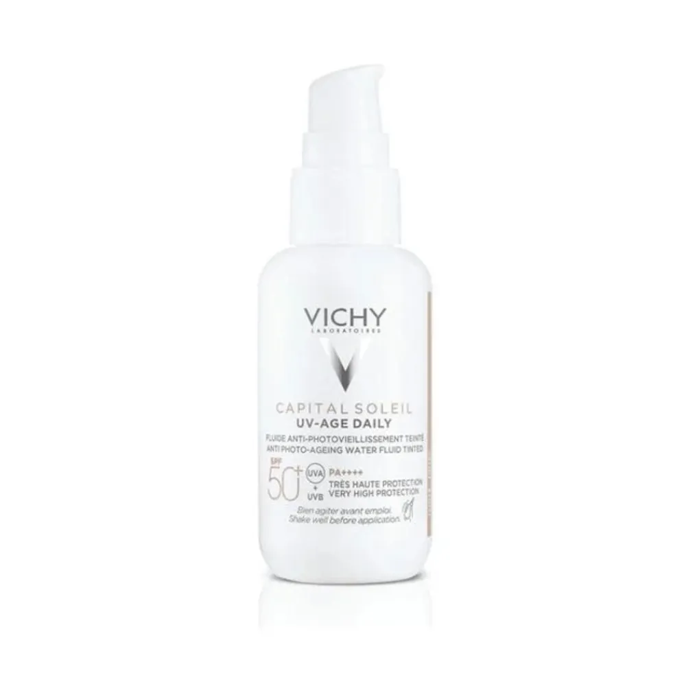 Zon<Vichy Capital Soleil UV-Age Dagelijkse SPF 50+ Getint 40 ml