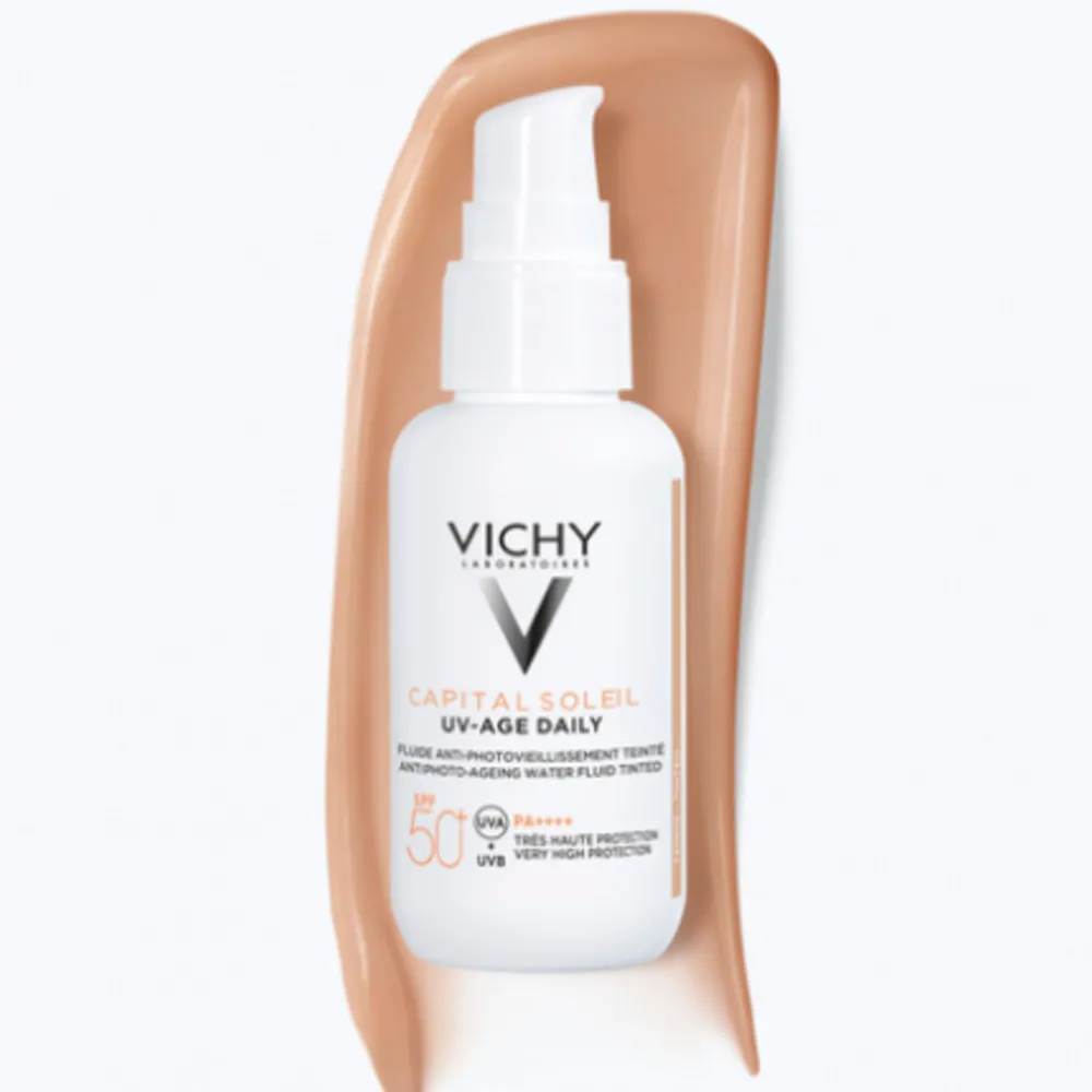Zon<Vichy Capital Soleil UV-Age Dagelijkse SPF 50+ Getint 40 ml