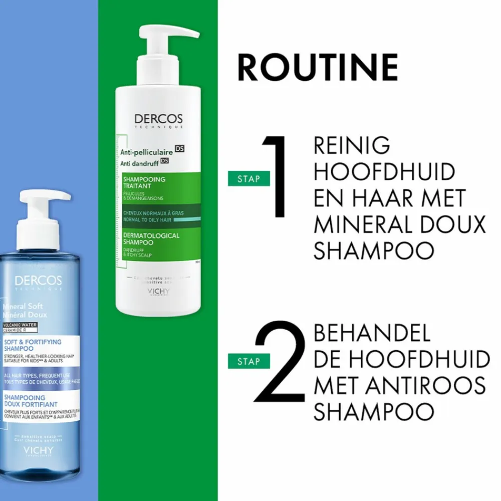 Sale Dercos Anti-roos Shampoo Normaal Tot Vet Haar 200 ml Haar