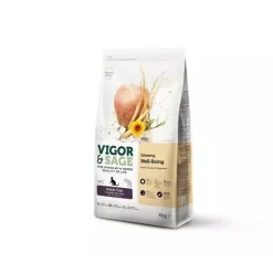 Kattenvoer<Vigor & Sage Kattenvoer Well-Being Ginseng 4 kg