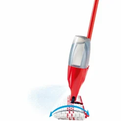 Dweilen<Vileda 1-2 Spray MAX - Dweilsysteem met spray en pad in microvezels Rood Wit