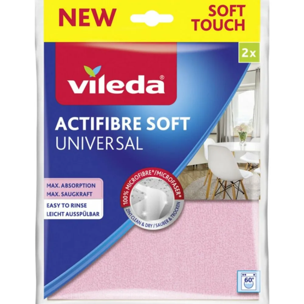 Best Doek Actifibre Soft Doek 2 stuks Schoonmaakdoekjes
