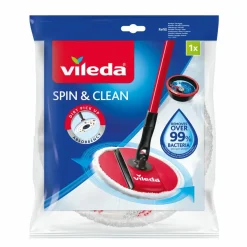 Dweilen<Vileda Spin & Clean - Vervanging Wit en Rood