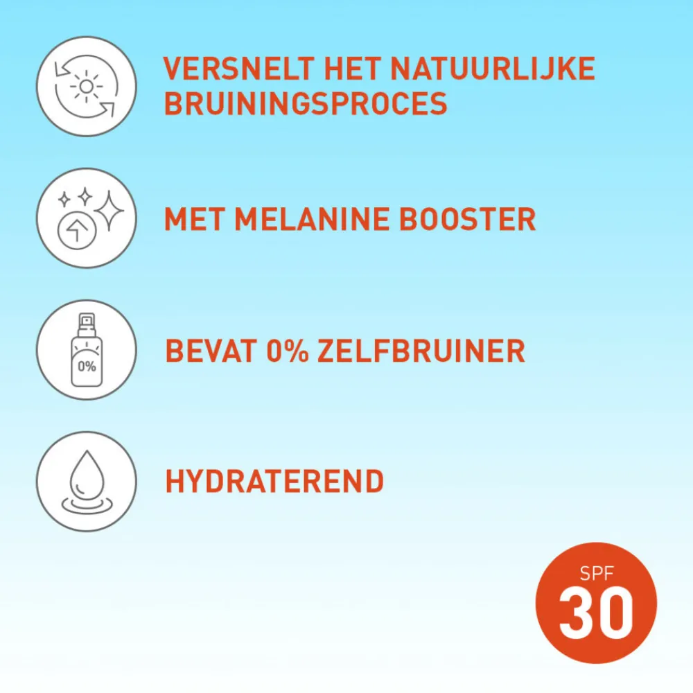 Zonbescherming<Vision Zonnebrand Natural Bronze SPF 30 185 ml