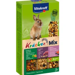 Snacks<Vitakraft Konijn Kracker Noten - Bosbessen - Groente 3 stuks