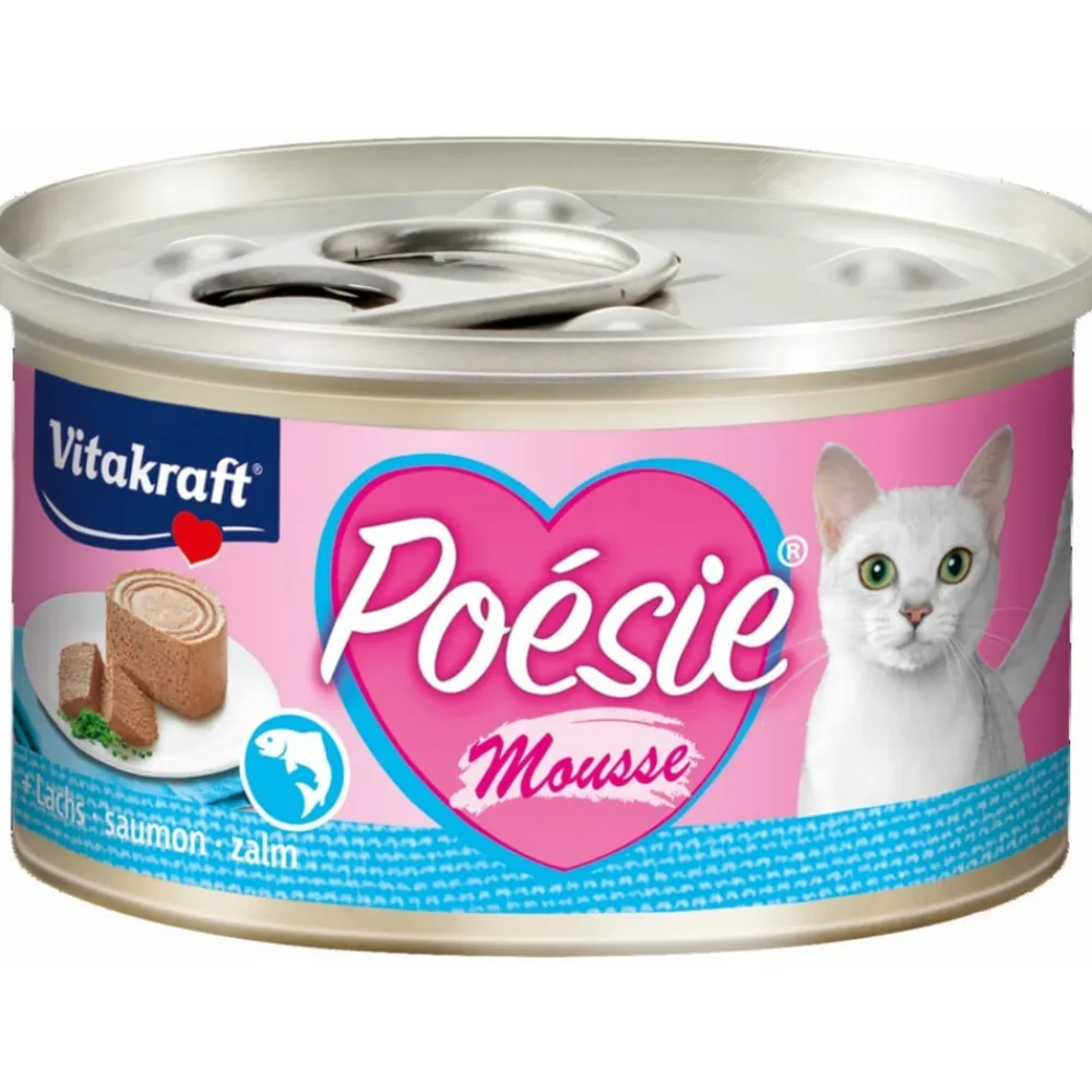 Kattenvoer<Vitakraft Poésie Mousse Zalm 85 gr