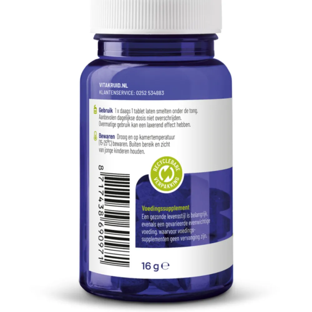 Vitaminen<Vitakruid B12 Adenosyl 5000 Mcg 60 tabletten