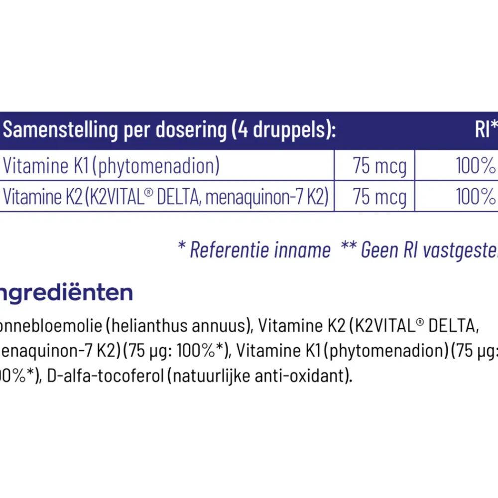 Vitaminen & Supplementen|Vitaminen<Vitakruid Baby Vitamine K 10 ml