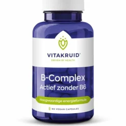 Sale B-Complex Actief Zonder B6 90 vegacapsules Vitaminen