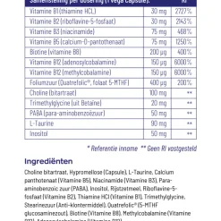 Sale B-Complex Actief Zonder B6 90 vegacapsules Vitaminen