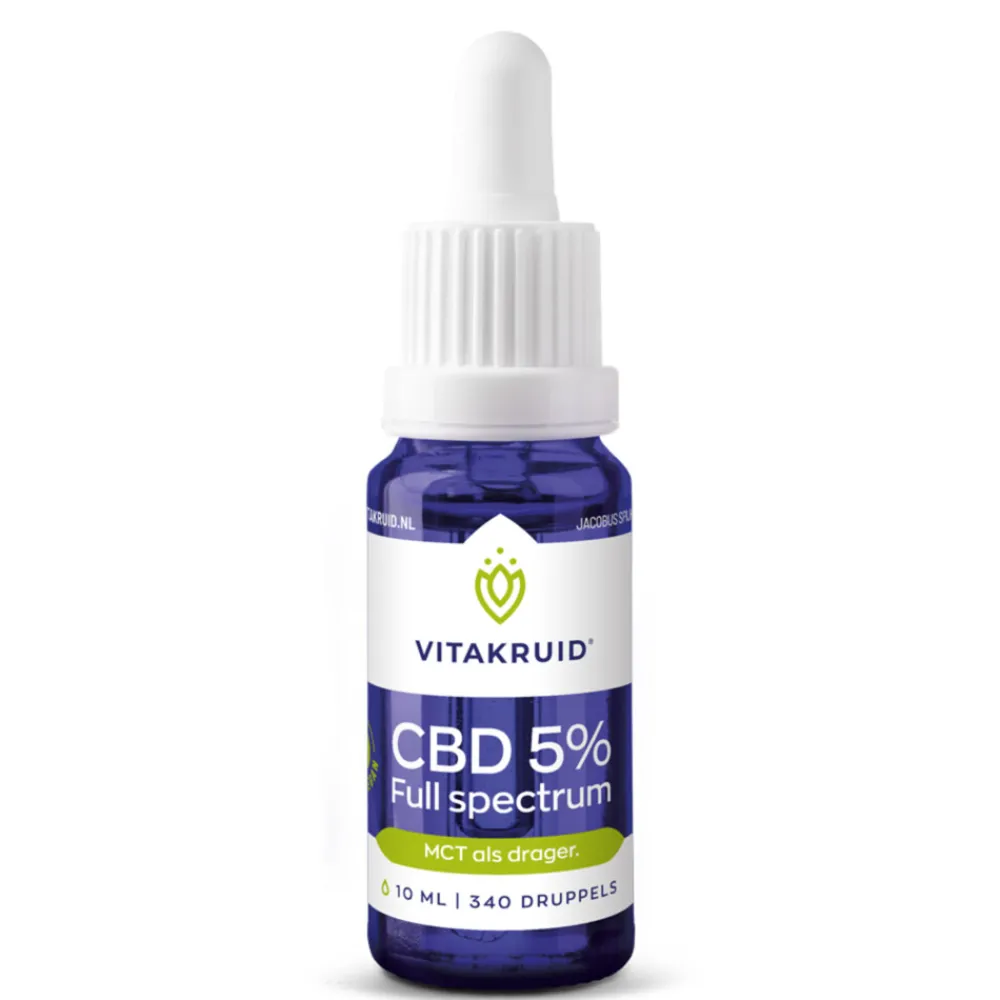 CBD Olie 5% Full Spectrum 10 ml Speciale Bestanddelen