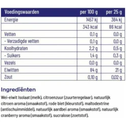 Hot Clear Whey Isolate Pink Lemonade 750 gr Sportvoeding & Drank