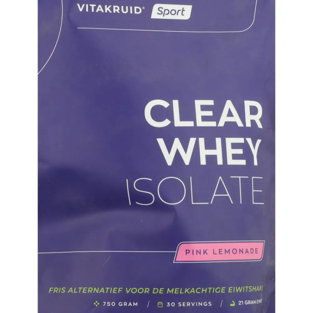 Hot Clear Whey Isolate Pink Lemonade 750 gr Sportvoeding & Drank