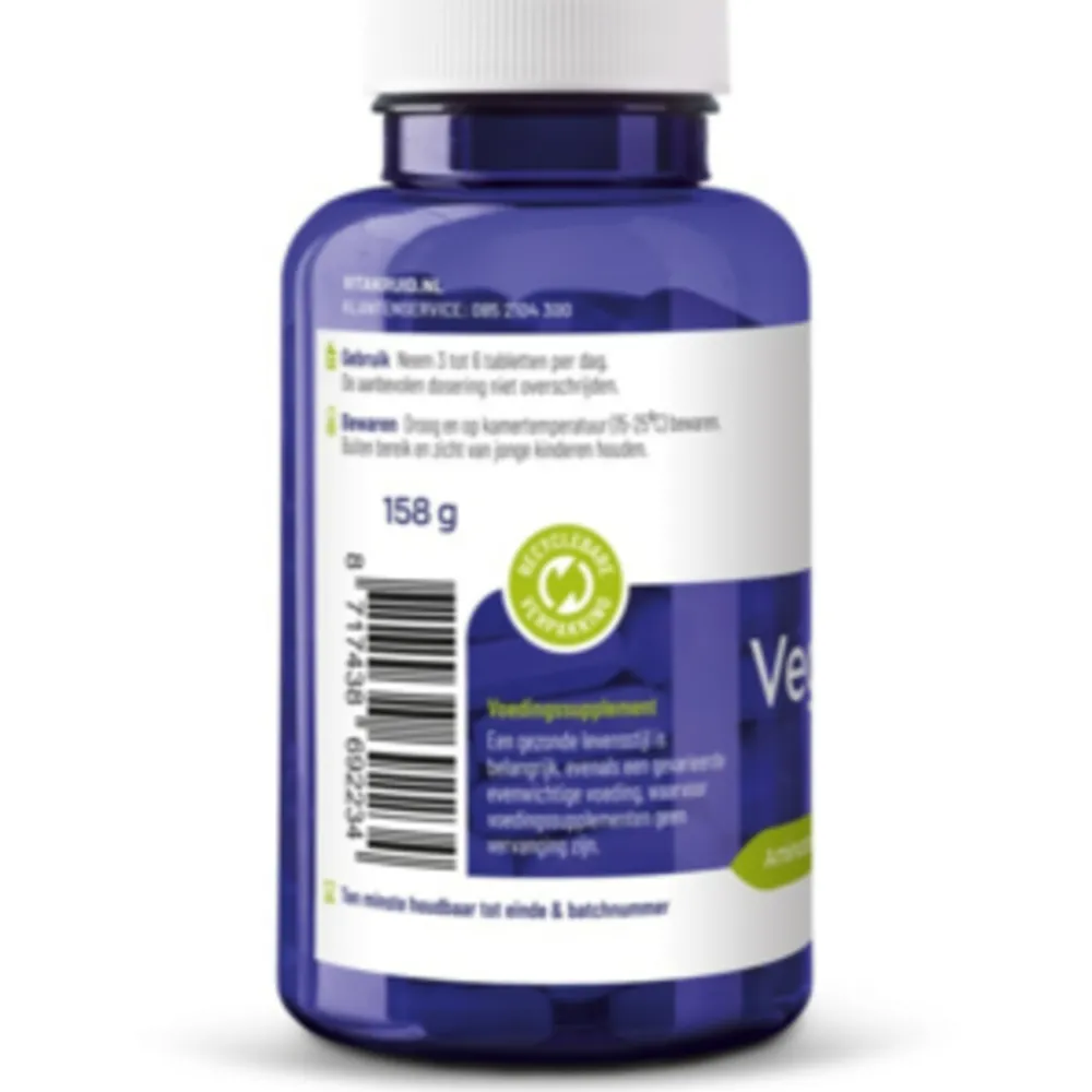 Collageen Booster Vegan 90 tabletten^Vitakruid Hot