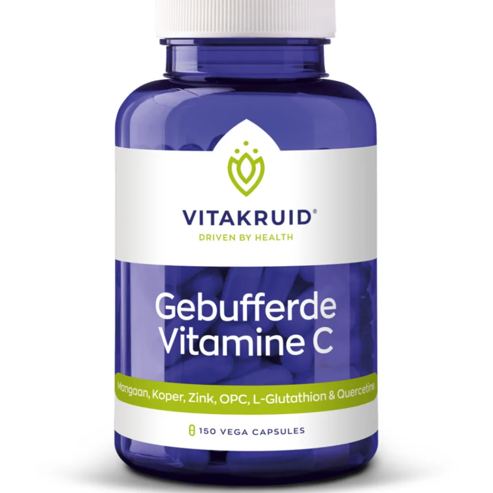Gebufferde Vitamine C 150 vegacapsules^Vitakruid Sale