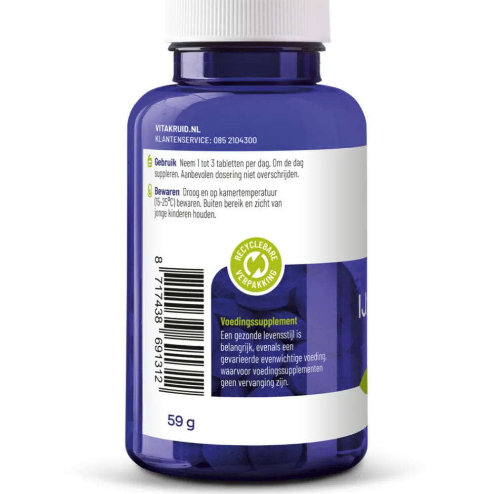 Mineralen<Vitakruid Ijzer Bisglycinaat 90 tabletten