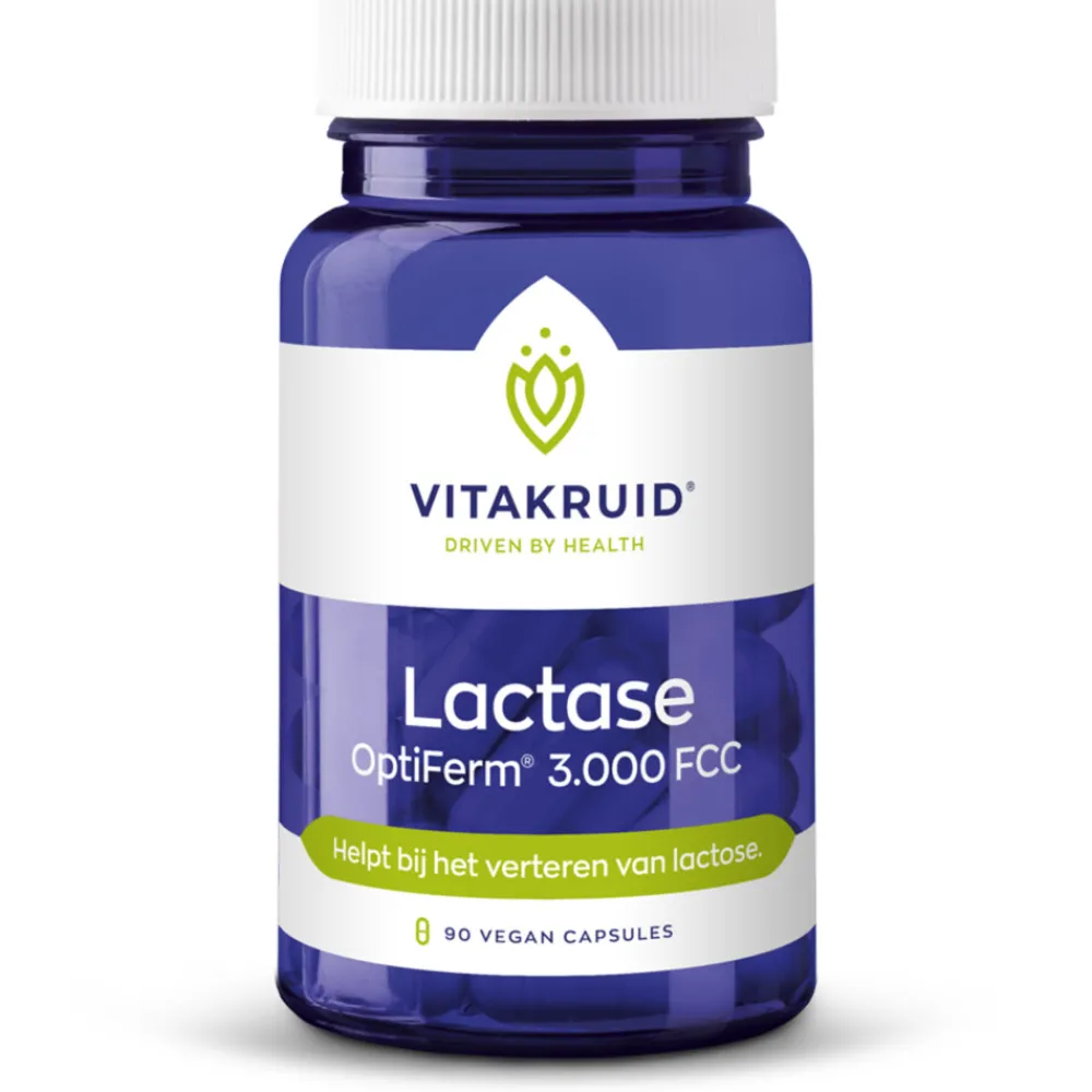 Best Lactase Optiferm 3000 Fcc 90 capsules Organen|Speciale Bestanddelen