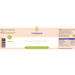 Mineralen<Vitakruid Magnesium 200 Complex 180 tabletten