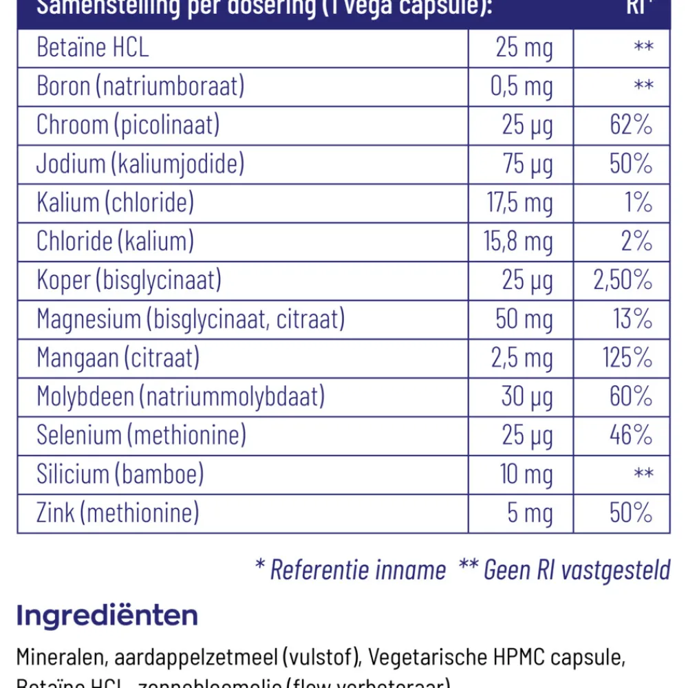 Mineralen Compleet 90 capsules^Vitakruid