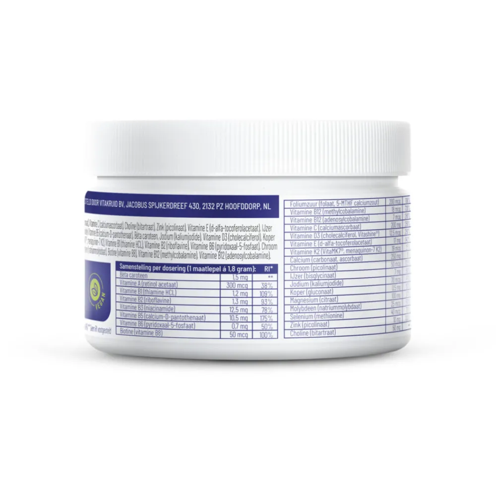 Outlet Multi Basis Poeder 161 gr Multi Vitaminen En Mineralen