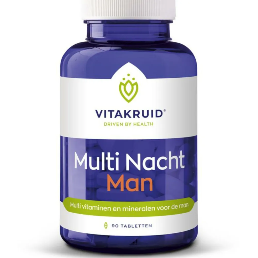 Vitaminen Man<Vitakruid Multi Nacht Man 90 tabletten