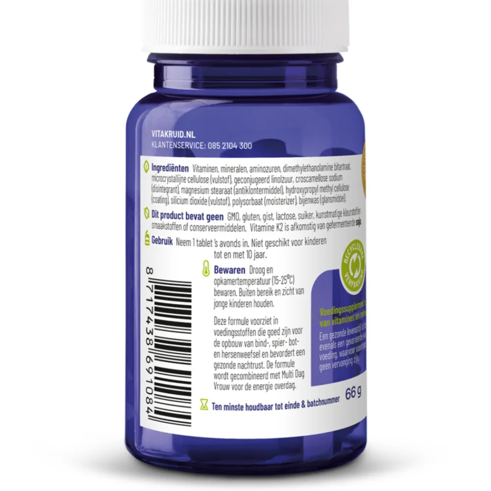 New Multi Nacht Vrouw 30 tabletten Vitaminen Vrouw