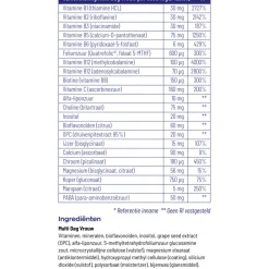 New Multi Nacht Vrouw 30 tabletten Vitaminen Vrouw