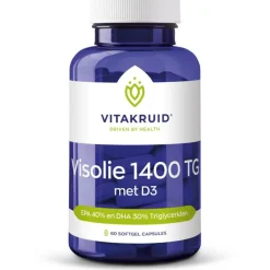 Clearance Visolie 1400 TG Met D3 60 capsules Speciale Bestanddelen