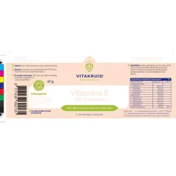 Vitamine E 230 TE Complex 60 capsules^Vitakruid Sale