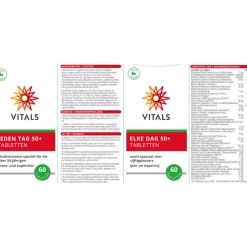 Multi Vitaminen En Mineralen<Vitals Elke Dag 50+ 60 tabletten