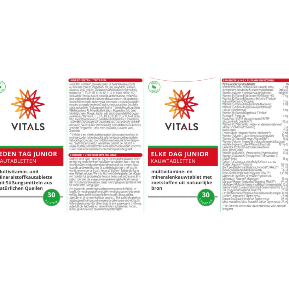Outlet Elke Dag Junior 30 tabletten Vitaminen & Supplementen|Vitaminen Kind