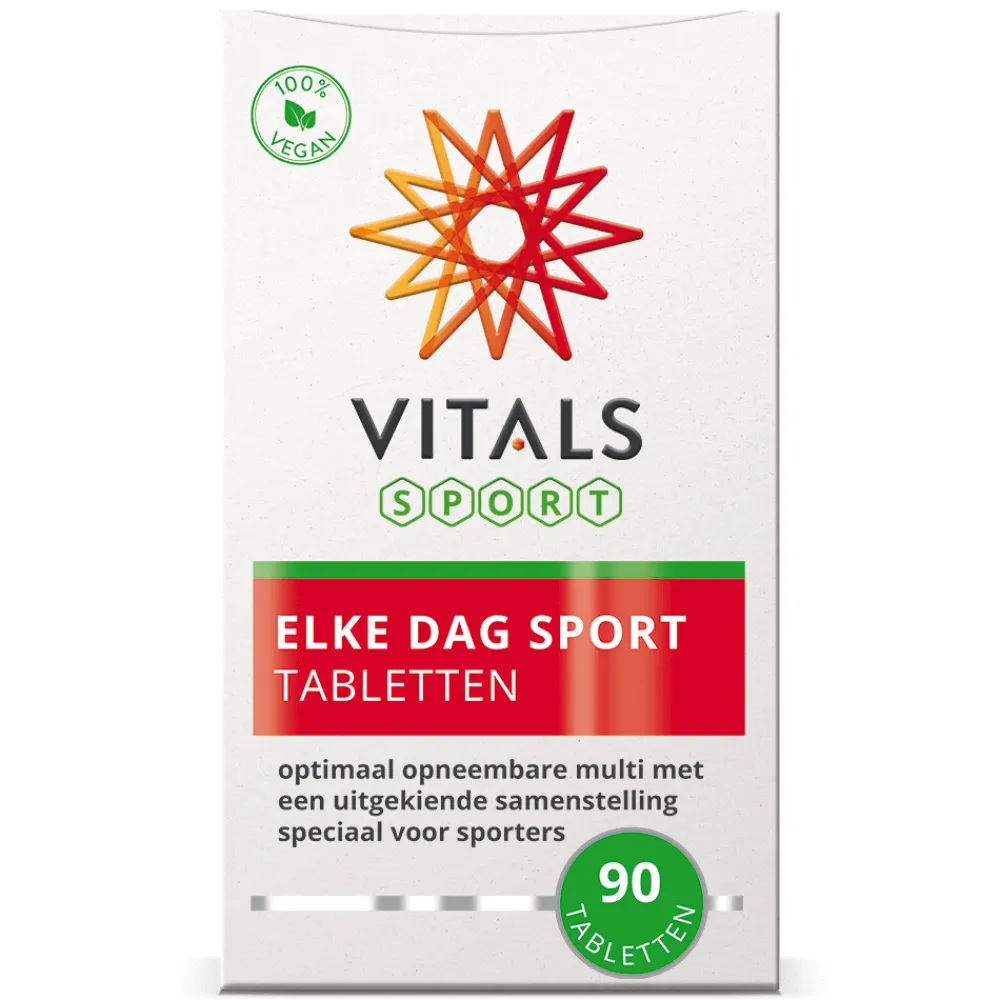 Multi Vitaminen En Mineralen<Vitals Elke Dag Sport 90 tabletten