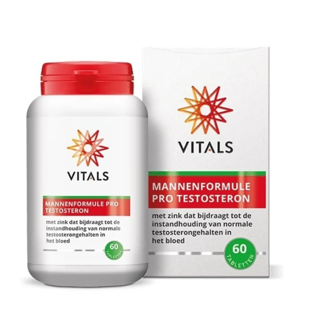 Voor Vrouw Of Man<Vitals Mannenformule Pro Testosteron 60 tabletten