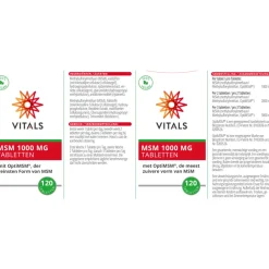 Outlet Msm 1000mg 120 tabletten Mineralen