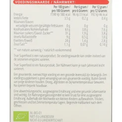 Superfoods<Vitals True Superfood Biologisch 400 gr