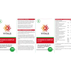 Vitamine B Complex Actief 100 capsules^Vitals Hot