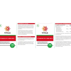 Vitamine B12 2000mcg 100 zuigtabletten^Vitals Online