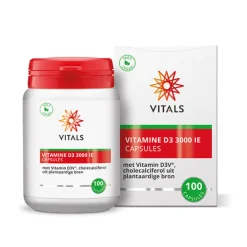 Online Vitamine D3 3000IE 100 capsules Vitaminen
