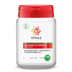 Online Vitamine D3 3000IE 100 capsules Vitaminen