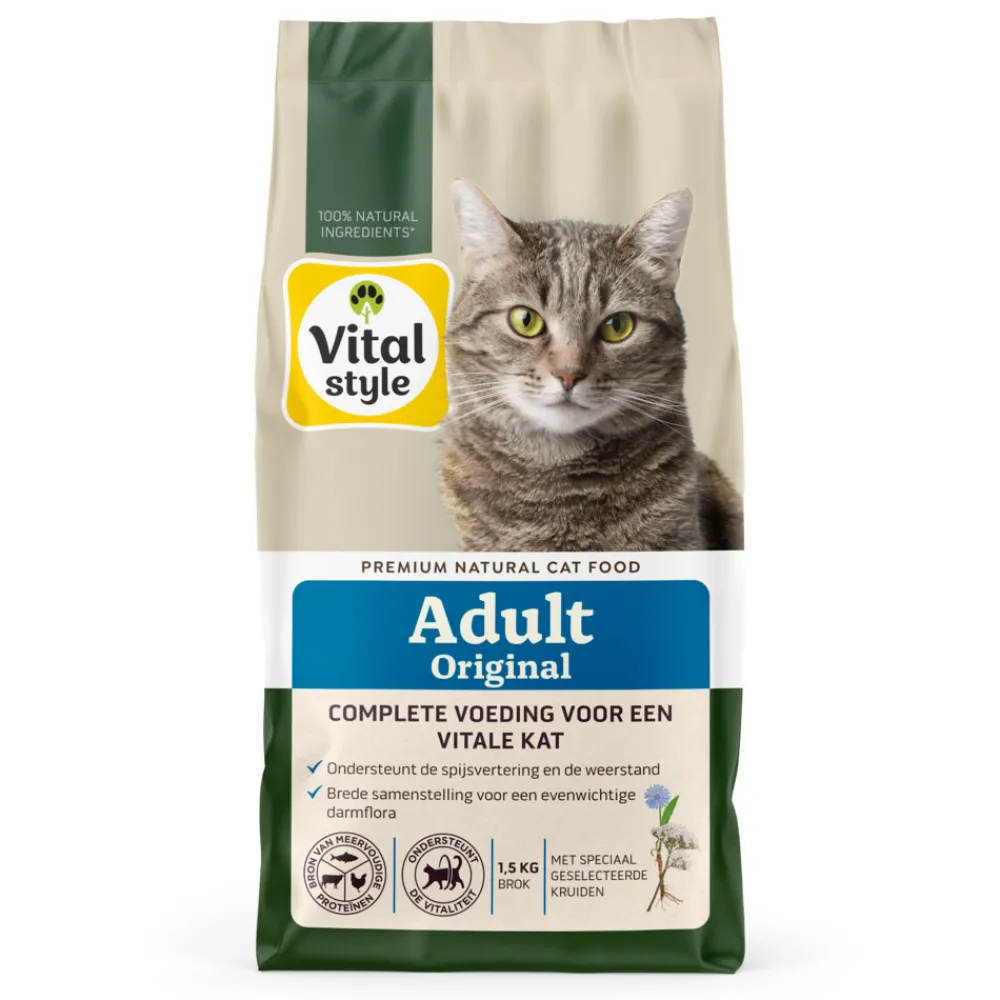 Adult Original Kattenvoer 1,5 kg^Vitalstyle Best