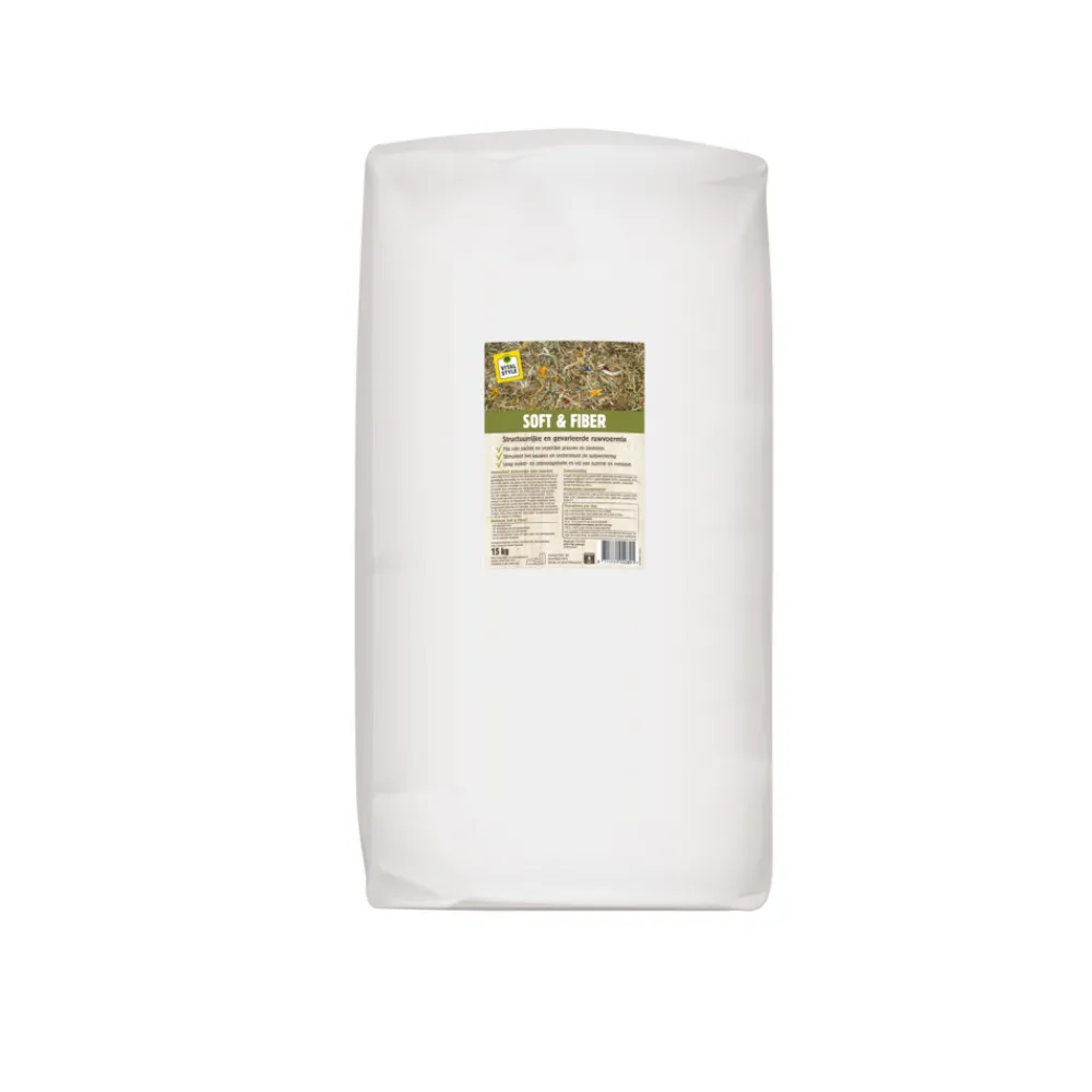 Clearance Paarden Ruwvoermix Soft & Fiber 15 kg Paard