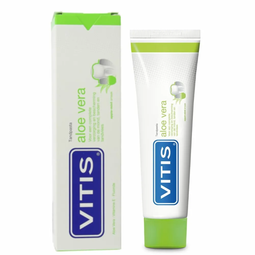 Specialistische Mondverzorging|Spoelen & Poetsen<Vitis Tandpasta Aloë Vera 100 ml