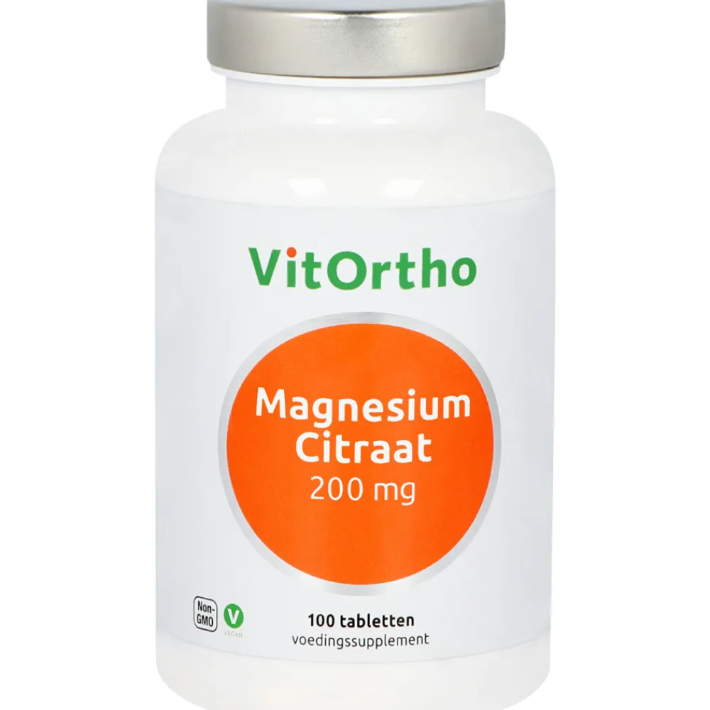 Online Magnesium Citraat 200 mg 100 tabletten Mineralen