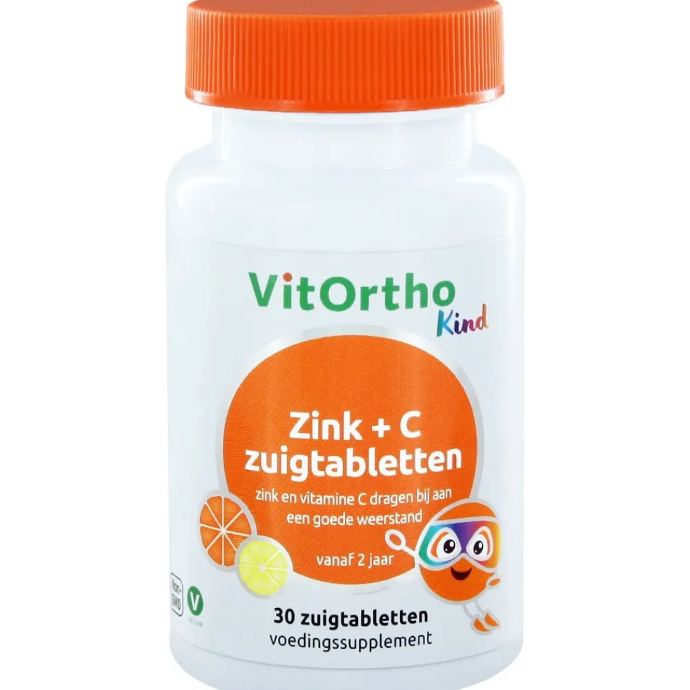 Zink & C Kind 30 zuigtabletten^Vitortho Outlet