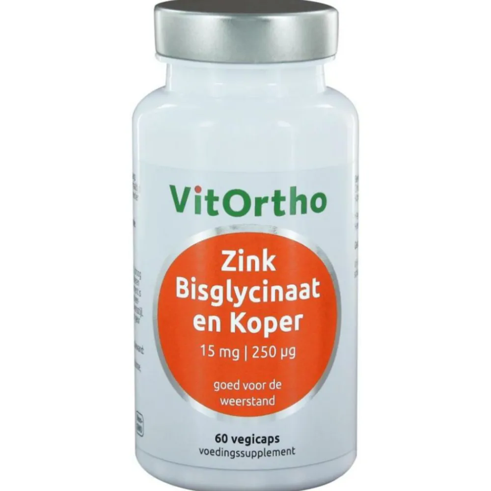 Clearance Zink Bisglycinaat15 mg 60 vegacapsules Mineralen