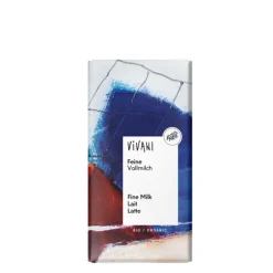 Chocolade<Vivani Chocoladereep Melk 100 gr